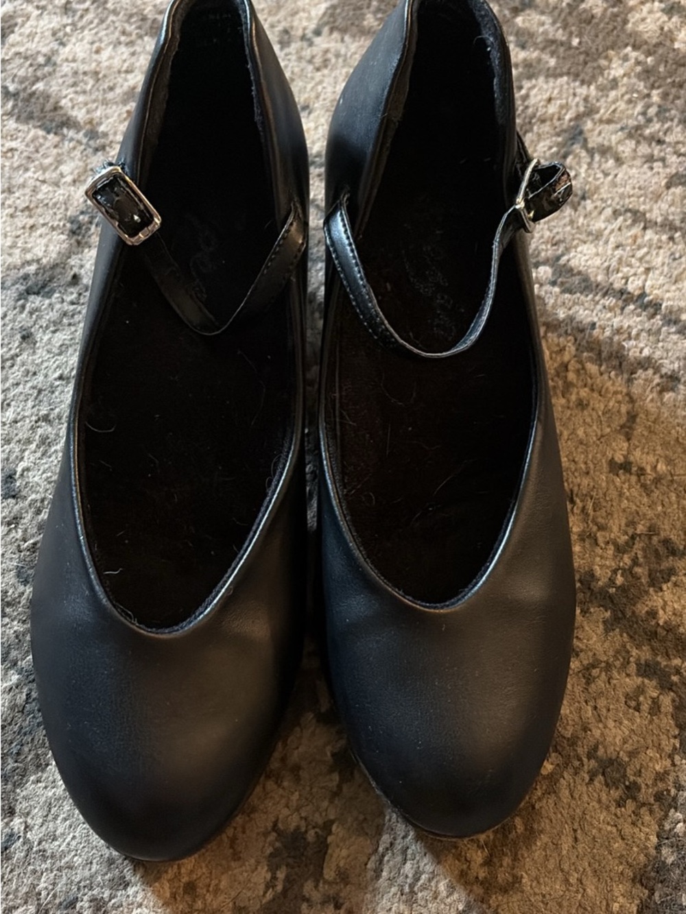 Black Capezio Character  Dance Shoes